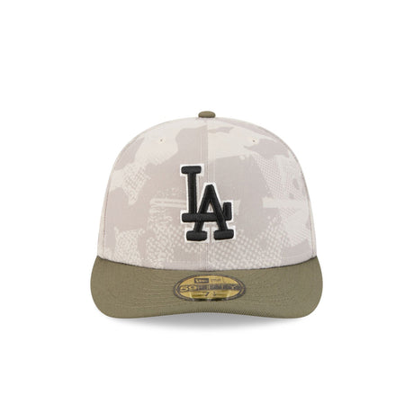Los Angeles Dodgers Armed Forces Day 2025 Camo 59FIFTY Pre-Curved Fitted Hat - New Era - 37060141101
