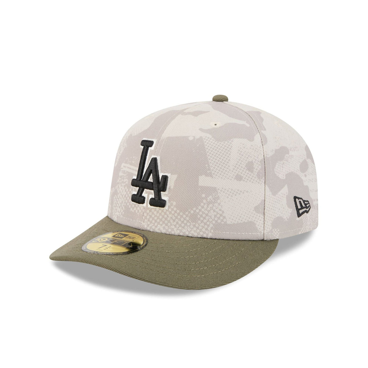 Los Angeles Dodgers Armed Forces Day 2025 Camo 59FIFTY Pre-Curved Fitted Hat - New Era - 37060141101