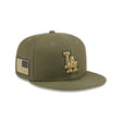 Los Angeles Dodgers Armed Forces Day Olive 59FIFTY Fitted Hat - New Era - 37090241103