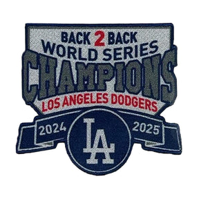 Los Angeles Dodgers Back 2 Back Champions Collector Patch - The Emblem Source - 31221241103