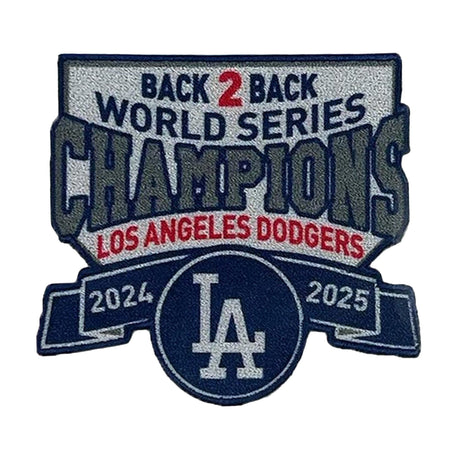 Los Angeles Dodgers Back 2 Back Champions Collector Patch - The Emblem Source - 31221241103