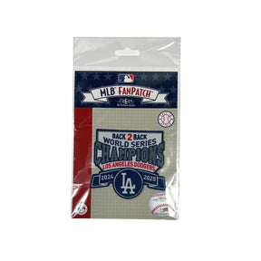 Los Angeles Dodgers Back 2 Back Champions Collector Patch - The Emblem Source - 
