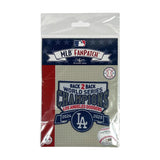 Los Angeles Dodgers Back 2 Back Champions Collector Patch - The Emblem Source - 31221241103