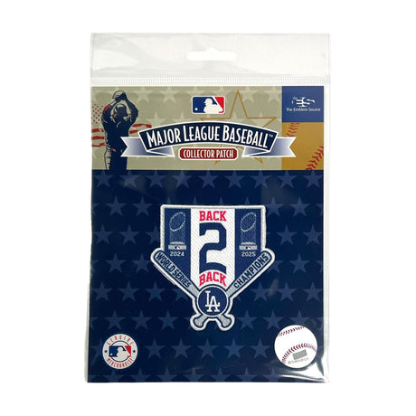 Los Angeles Dodgers Back 2 Back Release Champions Collector Patch - The Emblem Source - 31221241104