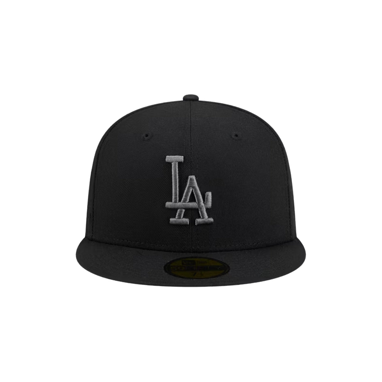 Los Angeles Dodgers Basic Black & Graphite Logo 59FIFTY Fitted Hat - New Era - 23863541101