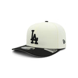 Los Angeles Dodgers Black and Bone 9SEVENTY A-Frame Snapback - New Era - 239901411