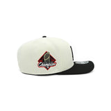 Los Angeles Dodgers Black and Bone 9SEVENTY A-Frame Snapback - New Era - 239901411