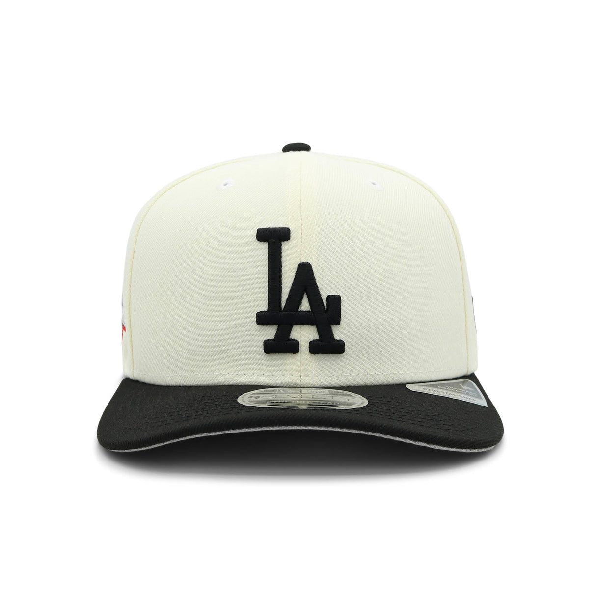 Los Angeles Dodgers Black and Bone 9SEVENTY A-Frame Snapback - New Era - 239901411