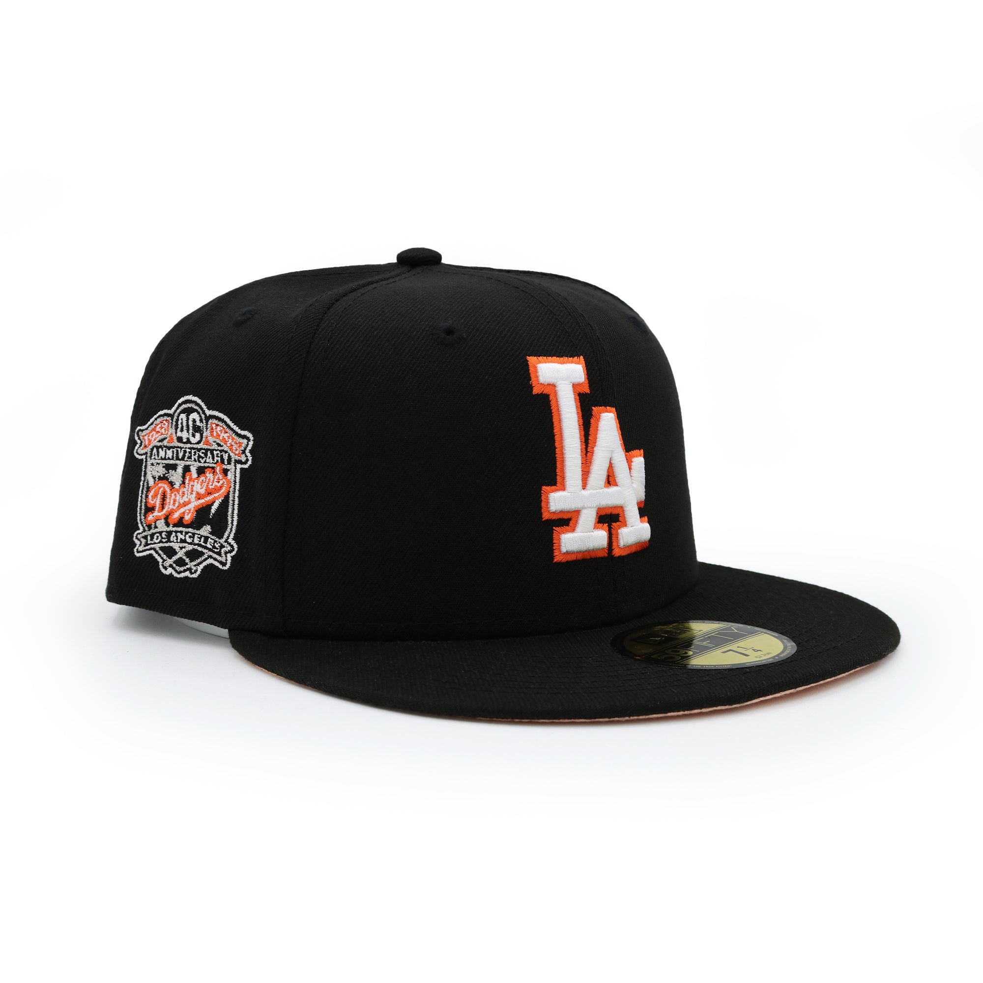 Los Angeles Dodgers Black Flame 59FIFTY Fitted – Sports Treasures