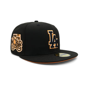 Los Angeles Dodgers Black Flame Outline 59FIFTY Fitted - New Era - 