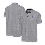 Los Angeles Dodgers Black & White Antigua Intersect Polo - Antigua - 
