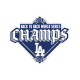 Los Angeles Dodgers Black & White Back - to - Back Champions Patch New Era 59FIFTY - New Era - 