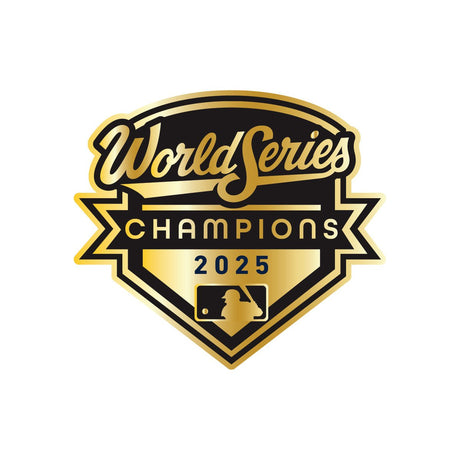 Los Angeles Dodgers Blackout 2025 Gold World Series Champions Patch 59FIFTY - New Era - 