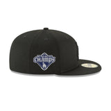 Los Angeles Dodgers Blackout Back - to - Back Champions Patch New Era 59FIFTY - New Era - 