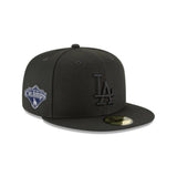 Los Angeles Dodgers Blackout Back - to - Back Champions Patch New Era 59FIFTY - New Era - 