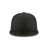 Los Angeles Dodgers Blackout “D” 2024 Champions Patch New Era 59FIFTY - New Era - 