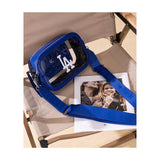 Los Angeles Dodgers Blue Clear Stadium Crossbody Bag - Montana West - 221101411