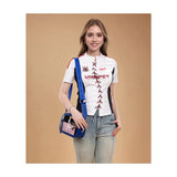 Los Angeles Dodgers Blue Clear Stadium Crossbody Bag - Montana West - 221101411