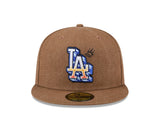 Los Angeles Dodgers Canvas Camel 59FIFTY Fitted - New Era - 