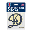 Los Angeles Dodgers City Connect 4x4 Perfect Cut Decal - Wincraft - 3271411