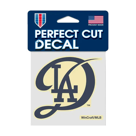Los Angeles Dodgers City Connect 4x4 Perfect Cut Decal - Wincraft - 3271411