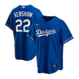 Los Angeles Dodgers Clayton Kershaw Alt Blue Nike® Replica Jersey - Nike - 