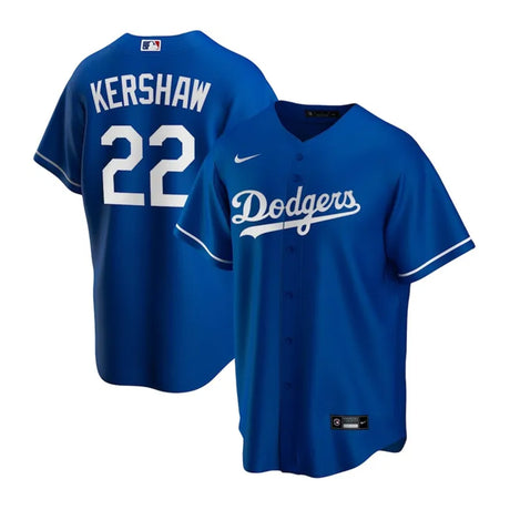 Los Angeles Dodgers Clayton Kershaw Alt Blue Nike® Replica Jersey - Nike - 