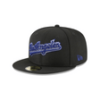 Los Angeles Dodgers Cooperstown Script Black 59FIFTY Fitted Hat - New Era - 23337741112