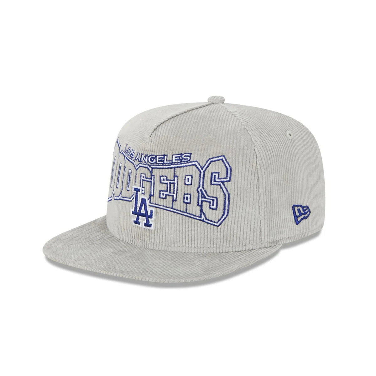 Los Angeles Dodgers Corduroy Gray Golfer Snapback Hat - New Era - 231513411