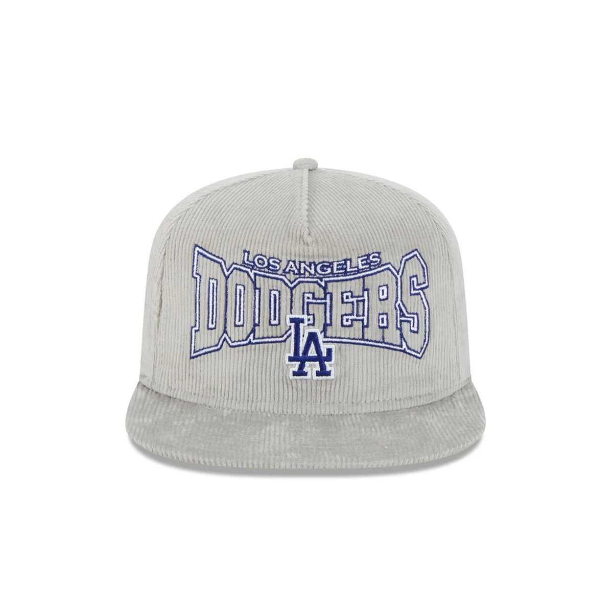 Los Angeles Dodgers Corduroy Gray Golfer Snapback Hat - New Era - 231513411
