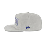 Los Angeles Dodgers Corduroy Gray Golfer Snapback Hat - New Era - 231513411