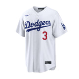 Los Angeles Dodgers Diaz 3 White Home Stadium Jersey - Nike - 235905411309