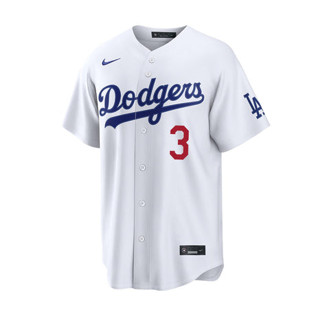 Los Angeles Dodgers Diaz 3 White Home Stadium Jersey - Nike - 235905411309