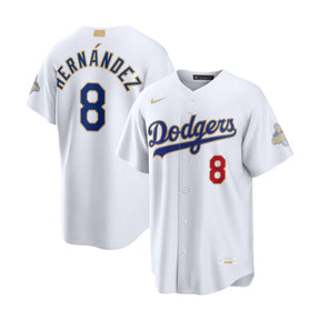Los Angeles Dodgers Enrique Hernández 2026 Gold Collection White Limited Jersey - Nike - 312302411201