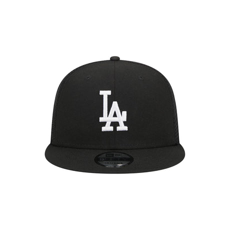 Los Angeles Dodgers Evergreen Black 9FIFTY Snapback Trucker Hat ( WHY DRAFT? ) - New Era - 23012741101