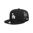 Los Angeles Dodgers Evergreen Black 9FIFTY Snapback Trucker Hat ( WHY DRAFT? ) - New Era - 23012741101