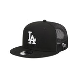 Los Angeles Dodgers Evergreen Black 9FIFTY Snapback Trucker Hat ( WHY DRAFT? ) - New Era - 23012741101