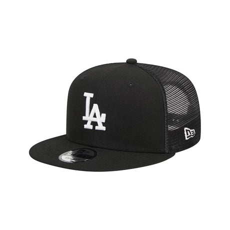 Los Angeles Dodgers Evergreen Black 9FIFTY Snapback Trucker Hat ( WHY DRAFT? ) - New Era - 23012741101