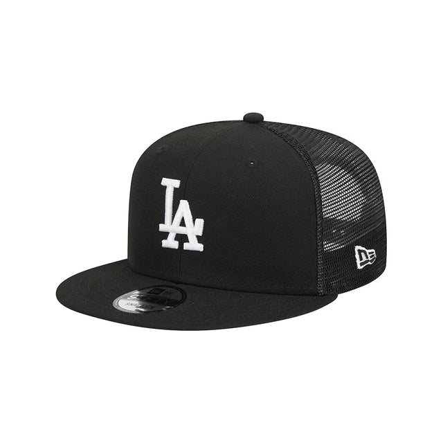 Los Angeles Dodgers Evergreen Black 9FIFTY Snapback Trucker Hat ( WHY DRAFT? ) - New Era - 23012741101
