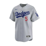 Los Angeles Dodgers Freddie Freeman Gray Road Stadium Jersey - Nike - 235905411217