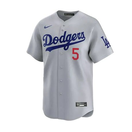 Los Angeles Dodgers Freddie Freeman Gray Road Stadium Jersey - Nike - 235905411217