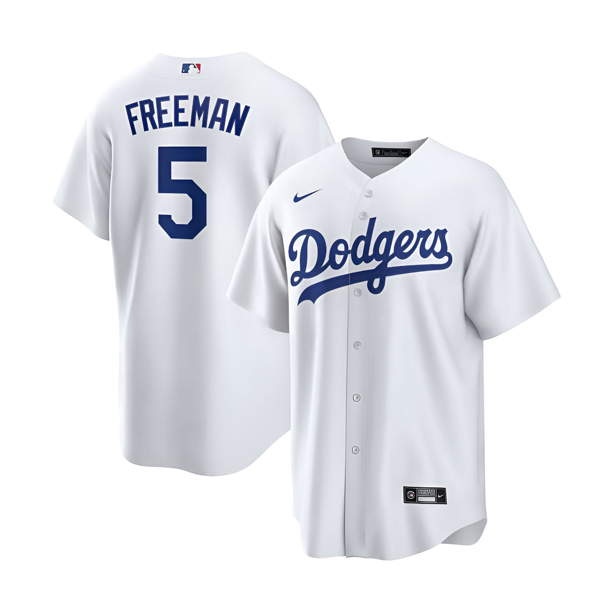 Los Angeles Dodgers Freddie Freeman White Home Replica Jersey