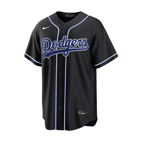 Los Angeles Dodgers Freddie Freeman Replica Black Out Jersey - Nike - 233201411333