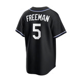 Los Angeles Dodgers Freddie Freeman Replica Black Out Jersey - Nike - 233201411333
