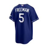 Los Angeles Dodgers Freddie Freeman Royal Blue Nike Stadium Jersey - Nike - 235905411201