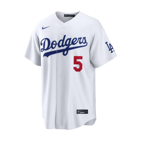 Los Angeles Dodgers Freddie Freeman White Home Stadium Jersey - Nike - 235905411209