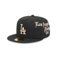 Los Angeles Dodgers Gothic Lettering Black 59FIFTY Fitted Hat - New Era - 23014341101