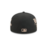 Los Angeles Dodgers Gothic Lettering Black 59FIFTY Fitted Hat - New Era - 23014341101