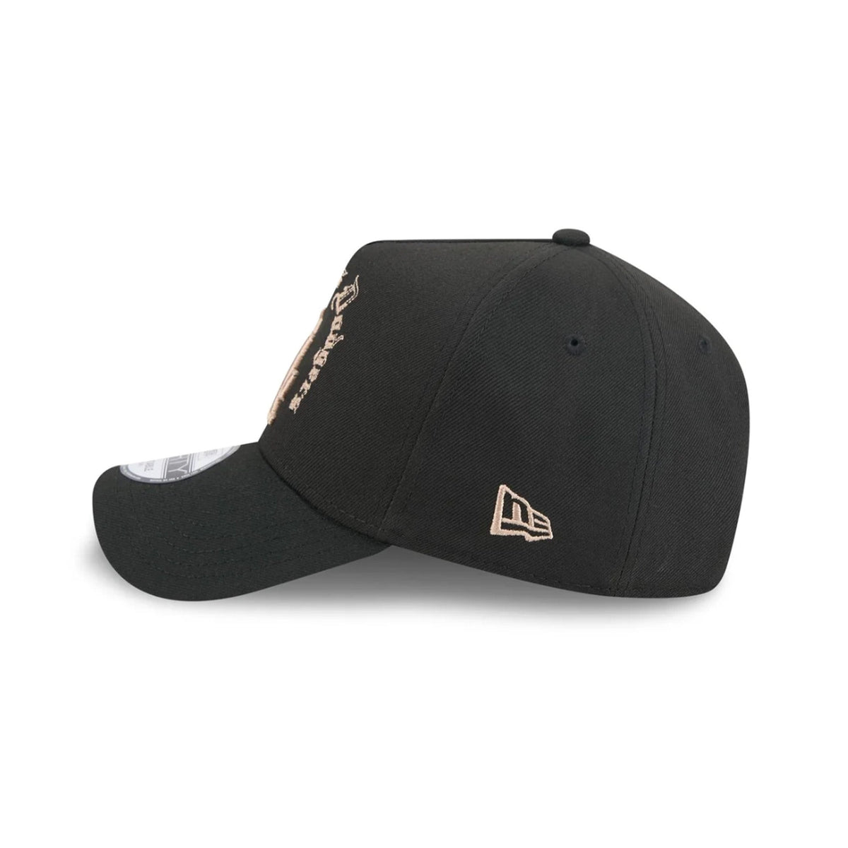 Los Angeles Dodgers Gothic Lettering Black 9FORTY A-Frame Snapback Hat - New Era - 230144411