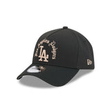 Los Angeles Dodgers Gothic Lettering Black 9FORTY A-Frame Snapback Hat - New Era - 230144411